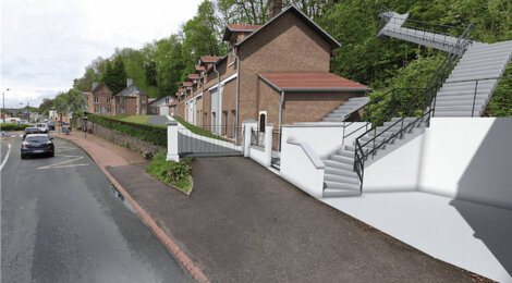 Programme immobilier neuf LES CORDERIES - Le Houlme : maisons neuves et appartements à 7 min de la gare, proximité Rouen (76770) - Référence : 13352