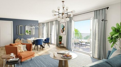 Programme immobilier neuf KARACTERE - Le Kremlin-Bicêtre : appartements neufs du studio au T5 à 300 m de la Porte d'Italie (94270) - Référence : 15923