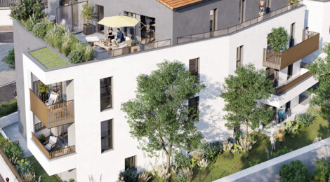 Programme immobilier neuf VILLA OPALE - Le Loroux-Bottereau : appartements neufs T2–T4 en plein bourg à 20 km de Nantes (44430) - Référence : 15524