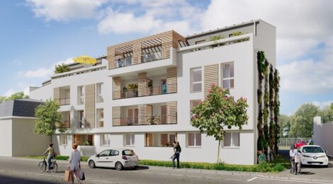 Programme immobilier neuf HARMONIE - Le Mans : appartements neufs du 2 au 4 pièces en quartier Beaulieu (72000) - Référence : 10170