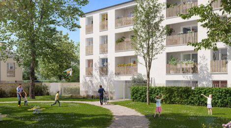 Programme immobilier neuf Le Clos Beaufils - Le Mans cadre résidentiel au cœur de Jean Jaurès (72000) - Référence : 18180