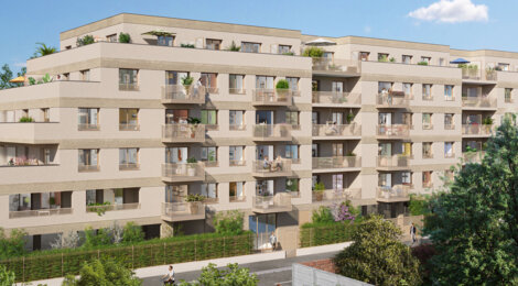 Programme immobilier neuf Les terrasses de Vaugauthier - Le Mans cadre verdoyant à 14 minutes du métro léger T2 (72000) - Référence : 18185