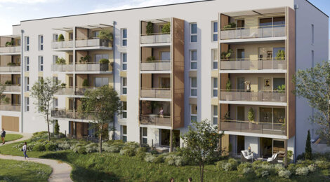 Programme immobilier neuf Opportunéo - Le Mans Pins - Vert Galant à 14 min du tramway T1 (72000) - Référence : 18557