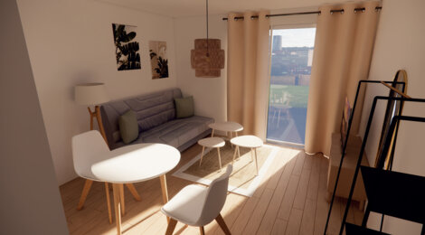 Programme immobilier neuf LA CALANDRE - Le Mans résidence étudiante rive droite à proximité centre-ville (72000) - Référence : 13287