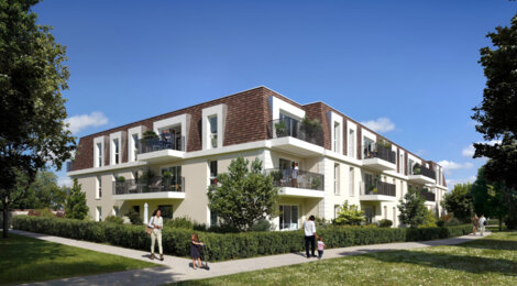Programme immobilier neuf Le Parc du Manoir - Le Mée-sur-Seine : appartements neufs à 15 min du RER D avec jardin privatif (77350) - Référence : 14823