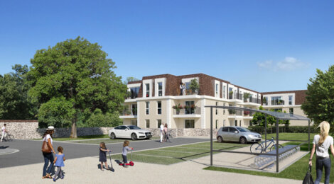 Programme immobilier neuf Le Parc du Manoir - Le Mée-sur-Seine : appartements neufs à 15 min du RER D avec jardin privatif (77350) - Référence : 14823