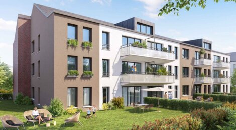 Programme immobilier neuf L'Ecrin Vert - Le Mesnil-Esnard à 15 minutes de voiture du centre de Rouen (76240) - Référence : 18105