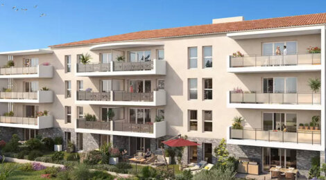 Programme immobilier neuf Le Patio des Lys - Le Muy à moins de 30 min en voiture des plages (83490) - Référence : 16421