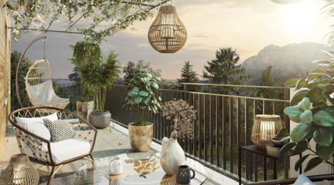 Programme immobilier neuf Le Clos des Pinèdes - Le Muy appartements neufs en Provence (83490) - Référence : 17801