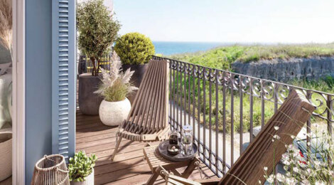 Programme immobilier neuf PORT HALLAN - Le Palais à 450 m de la plage de Ramonette (56360) - Référence : 17570