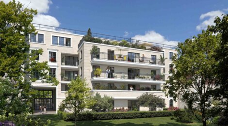 Programme immobilier neuf Le Jardin du Pont de Bry - Le Perreux-sur-Marne : appartements neufs du 2 au 5 pièces en bord de Marne (94170) - Référence : 14967