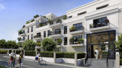 Programme immobilier neuf Le Patio des Arts - Le Perreux-sur-Marne : Appartements studio–T5 avec balcons, jardins et style haussmannien proche de la ligne 15 Grand Paris Express (94170) - Référence : 14354