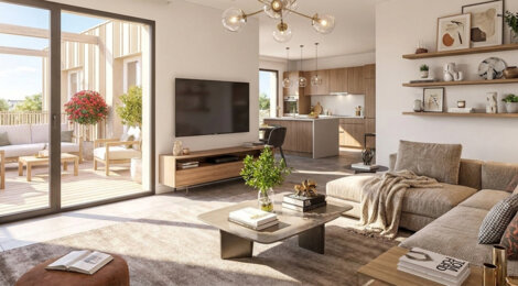 Programme immobilier neuf MANUFACTURE - Le Petit-Quevilly appartements avec extérieurs près du métro (76000) - Référence : 17911