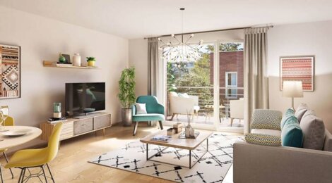Programme immobilier neuf Les allées Kanata - Le Petit-Quevilly : appartements neufs du studio au 4 pièces en quartier Jardin des Plantes (76140) - Référence : 10123