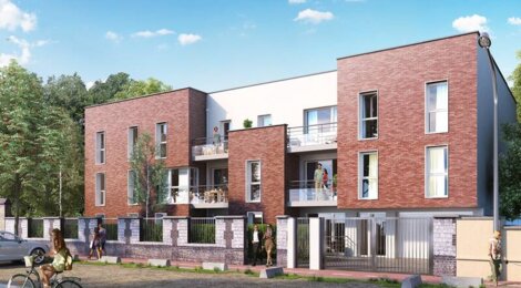Programme immobilier neuf Les allées Kanata - Le Petit-Quevilly : appartements neufs du studio au 4 pièces en quartier Jardin des Plantes (76140) - Référence : 10123