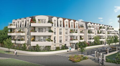 Programme immobilier neuf Les Terrasses de Grangeret -  Le Plessis-Bouchard : appartements neufs du studio au 4 pièces à 25 min de Paris (95130) - Référence : 9041