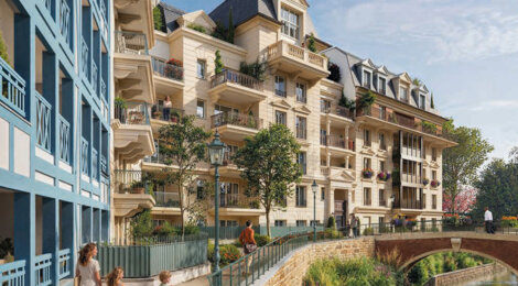 Programme immobilier neuf SCENE 3 - QUARTIER DES ARCHITECTES - Le Plessis-Robinson appartements neufs dans le quartier des Architectes (92350) - Référence : 18522
