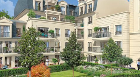 Programme immobilier neuf Les Villas de l Etang Colbert - Le Plessis-Robinson proche des parcs et du tramway T10 (92350) - Référence : 18585