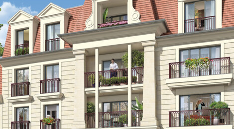 Programme immobilier neuf Les Villas de l Etang Colbert - Le Plessis-Robinson proche des parcs et du tramway T10 (92350) - Référence : 18585