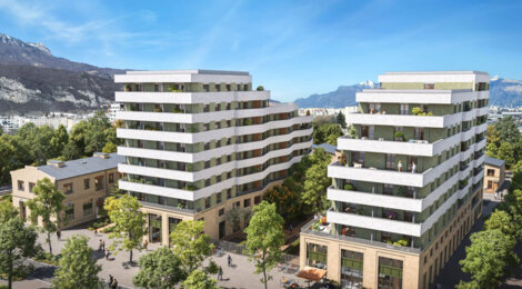Programme immobilier neuf EKO - Le Pont-de-Claix appartements neufs avec vue montagnes et tramway (38800) - Référence : 17026