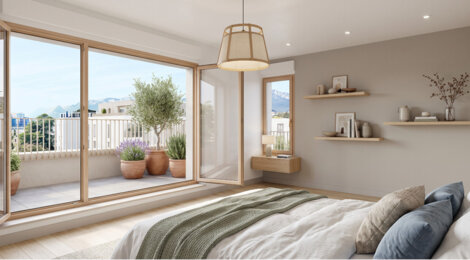 Programme immobilier neuf 17 - Le Pont-de-Claix : appartements neufs du 2 au 4 pièces en quartier des Minotiers (38800) - Référence : 15419