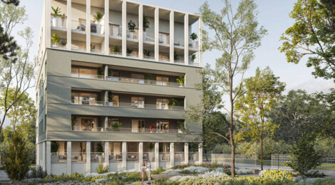 Programme immobilier neuf PARC AURORA - Le Pont-de-Claix : Appartements T2–T5 avec terrasses, parking sécurisé et proximité parc paysager (38800) - Référence : 10950