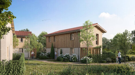 Programme immobilier neuf LES SOLEILS D'OYAT - Le Porge à proximité centre-ville et plages (33680) - Référence : 11326