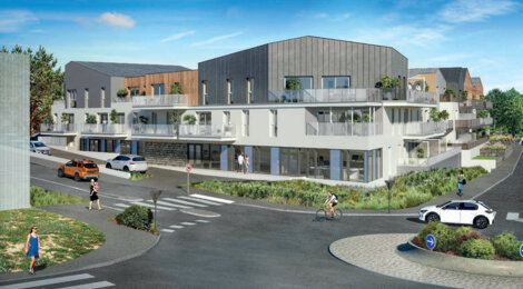 Programme immobilier neuf La Proue - Le Relecq-Kerhuon à proximité de la plage du Moulin-Blanc (29480) - Référence : 14717