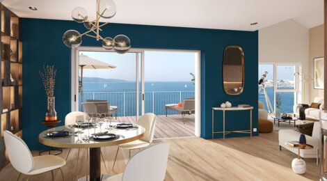 Programme immobilier neuf ROSALIE - Le Relecq-Kerhuon : appartements neufs du 2 au 6 pièces avec vue sur la Rade de  (29480) - Référence : 16909