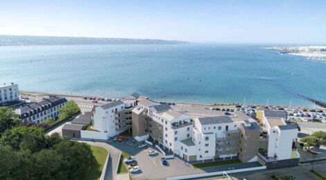 Programme immobilier neuf ROSALIE - Le Relecq-Kerhuon : appartements neufs du 2 au 6 pièces avec vue sur la Rade de  (29480) - Référence : 16909
