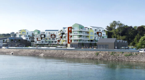 Programme immobilier neuf ROSALIE - Le Relecq-Kerhuon : appartements neufs du 2 au 6 pièces avec vue sur la Rade de  (29480) - Référence : 16909