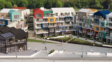 Programme immobilier neuf ROSALIE - Le Relecq-Kerhuon : appartements neufs du 2 au 6 pièces avec vue sur la Rade de  (29480) - Référence : 16909