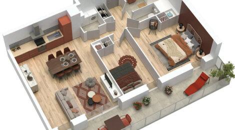 Programme immobilier neuf Le Safran - Le Relecq-Kerhuon proche plage du Moulin Blanc (29480) - Référence : 14715