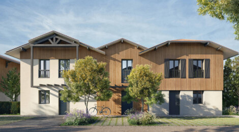 Programme immobilier neuf Bel Eyre - Le Teich : maisons et appartements neufs du studio au 4 pièces proche de la gare (33470) - Référence : 8057