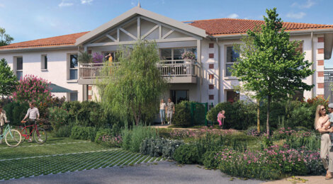 Programme immobilier neuf VILLAS PLUME - Le Teich résidence proche de la plage du Teich (33470) - Référence : 14993