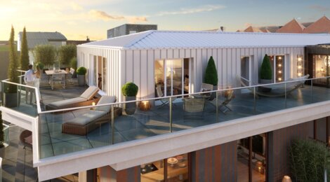 Programme immobilier neuf ALCÔVE - Le Touquet : appartements neufs du 2 au 4 pièces proche marché couvert (62520) - Référence : 16934