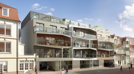 Programme immobilier neuf ALCÔVE - Le Touquet : appartements neufs du 2 au 4 pièces proche marché couvert (62520) - Référence : 16934