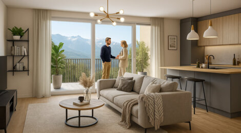 Programme immobilier neuf Domaine Priola - Le Touvet au centre  de la vallée du Grésivaudan (38660) - Référence : 15381