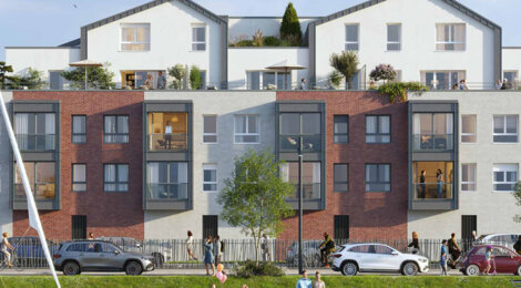 Programme immobilier neuf Les Terrasses du Quai - Le Tréport centre  près du  port de plaisance (76470) - Référence : 13896