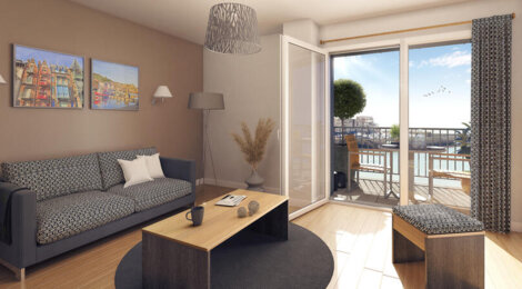 Programme immobilier neuf Le Phare - Le Tréport : résidence LMNP du studio au 4 pièces face à la mer (76470) - Référence : 15158