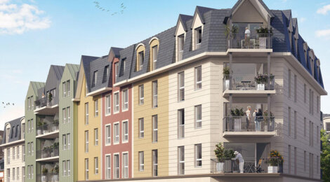 Programme immobilier neuf Le Phare - Le Tréport : résidence LMNP du studio au 4 pièces face à la mer (76470) - Référence : 15158