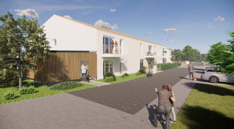 Programme immobilier neuf Mona Nova Legé - Legé résidence séniors à proximité du château de la Richebonne (44650) - Référence : 15554