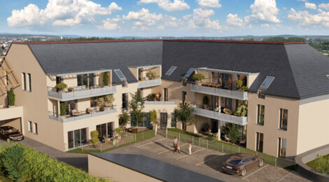 Programme immobilier neuf Maison Flore - Les Garennes-sur-Loire : logements neufs en cœur de ville, proche des bords de Loire (49610) - Référence : 15691