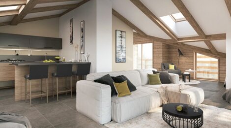 Programme immobilier neuf EDELWEISS -  Les Gets : appartements neufs au pied des pistes pour un investissement locatif rentable (74260) - Référence : 7336