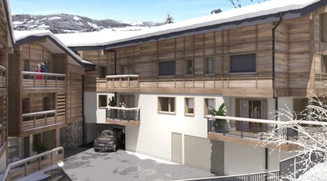 Programme immobilier neuf EDELWEISS -  Les Gets : appartements neufs au pied des pistes pour un investissement locatif rentable (74260) - Référence : 7336