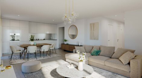 Programme immobilier neuf Les Vergers de Marcel + Domaine Les Marcellines - Les Ollières : 14 appartements et 9 villas neuves T2–T6 à 20 min d’Annecy (74570) - Référence : 15794