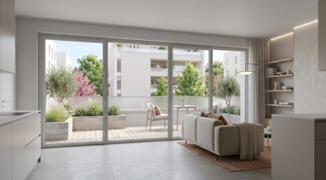 Programme immobilier neuf Villas Cé - Les Ponts-de-Cé : Appartements T2–T4 et maisons T4–T6 avec jardins, terrasses et écoquartier dans la Monnaie (49130) - Référence : 14329