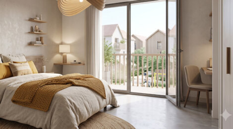 Programme immobilier neuf Ephemer - Les Sables d’Olonne : Appartements T2–T4 avec terrasses, jardins privatifs et proximité plage et commerces (85100) - Référence : 14647
