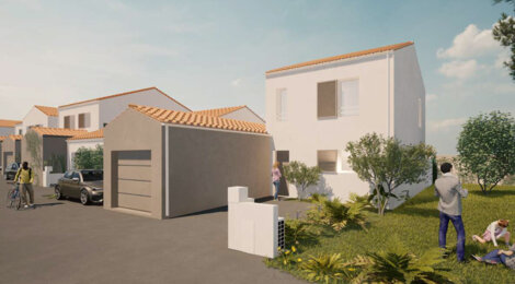 Programme immobilier neuf LES JARDINS DE JOFFRE - Les Sables d’Olonne maisons à proximité de la Grande Plage (85100) - Référence : 16457