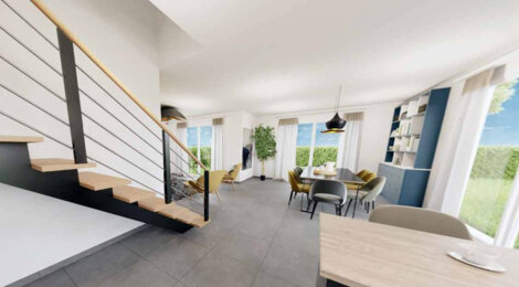 Programme immobilier neuf LES ARCHERS - Les Sables-d’Olonne : Villas T4–T5 avec jardins privatifs, terrasses et proximité commerces (85100) - Référence : 11278